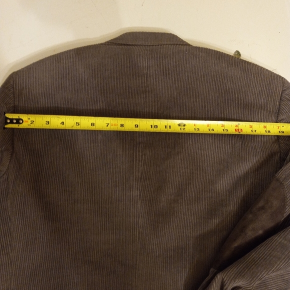 MCGREGOR Corduroy Sports Jacket Blazer Grey Padded Elbow Leather Buttons Sz 42S - Picture 8 of 8